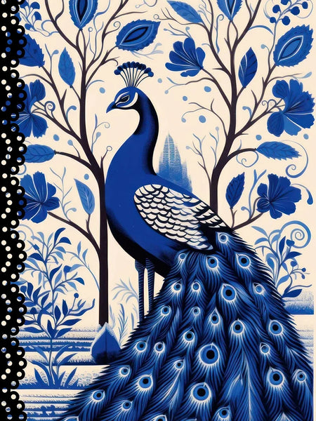 Blue Peacock - Made By Marley Decoupage Paper