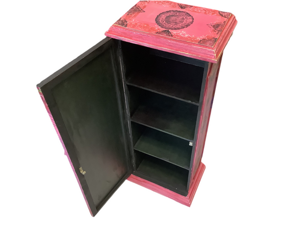 Small Pink Trinket Cabinet- Painted by Tabitha St Germain