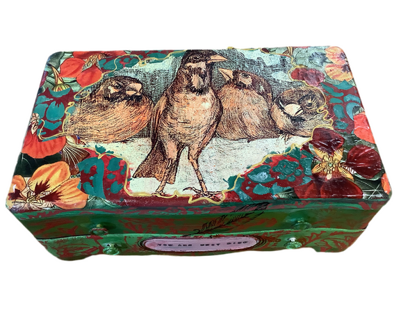 Vintage Jewlery Box - Painted by Tabitha St Germain
