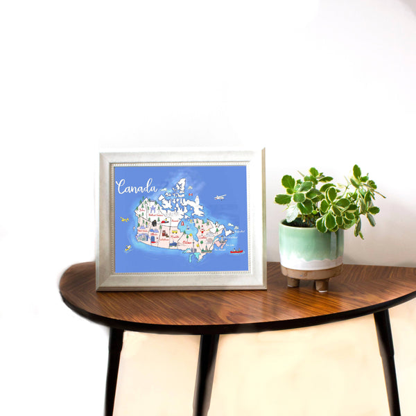 Canada Map Print