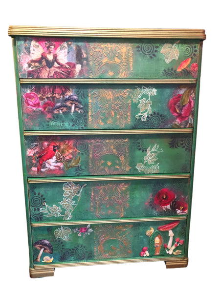 5 Tier Dresser - Painted by Tabitha St Germain