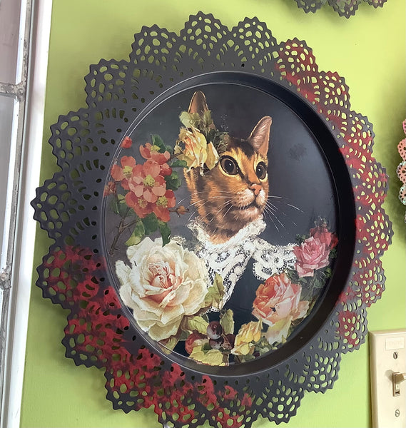 Pretty Flower Kitty Tray