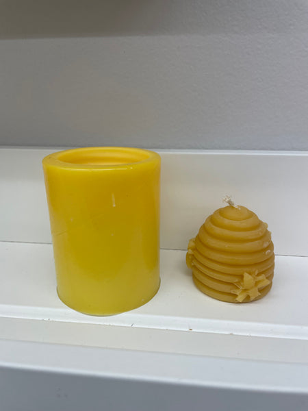 Beeswax Candle Crafting with Silicon Moulds