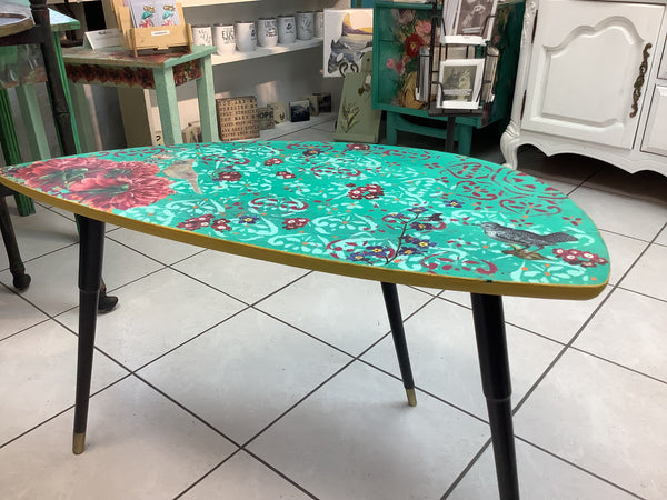 Kidney Floral Side Table -  Muckabout