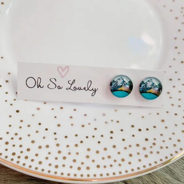 Stud Earrings -  Oh So Lovely
