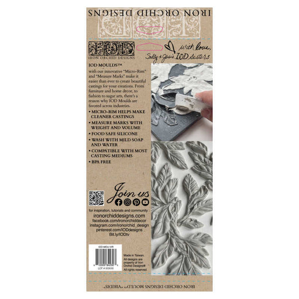 Viridis Labels IOD Mould - Iron Orchid Designs