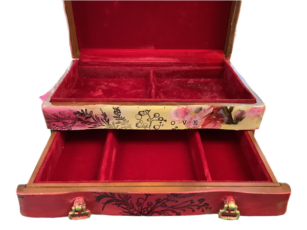 Vintage Jewlery Box - Painted by Tabitha St Germain