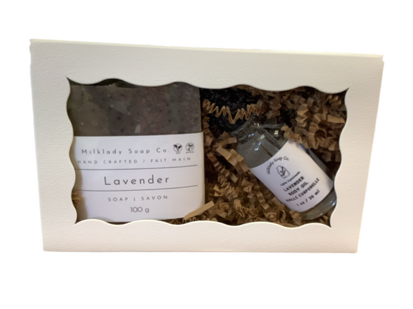 Gift Set - Milk Soap & Body Oil Set - Milklady