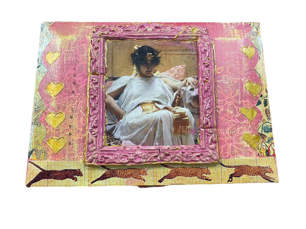 Vintage Queen Style Jewlery Box - Painted by Tabitha St Germain