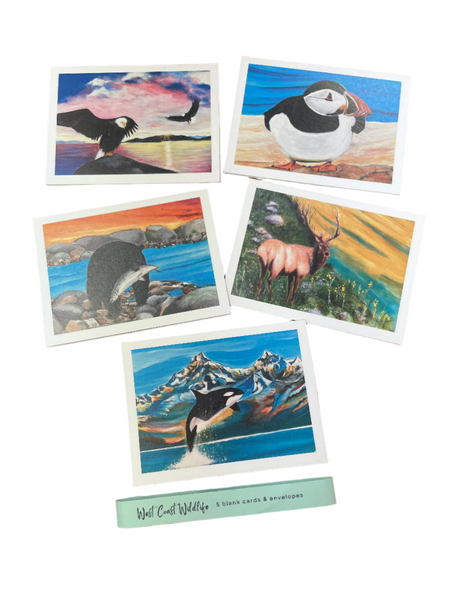 5 Card Sets- World of Colours Studios