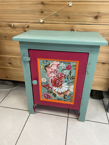 Small Floral Cupboard