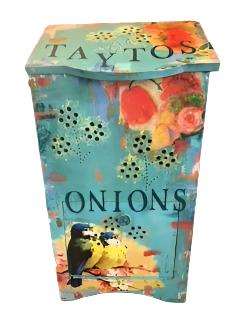 The Impressionists Root Bin - Potato Bin - Painted by Tabitha St Germain