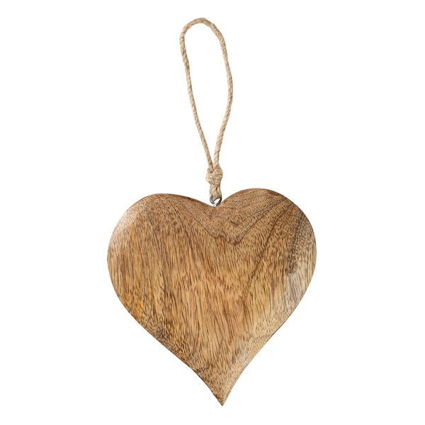 Wood Heart Ornament
