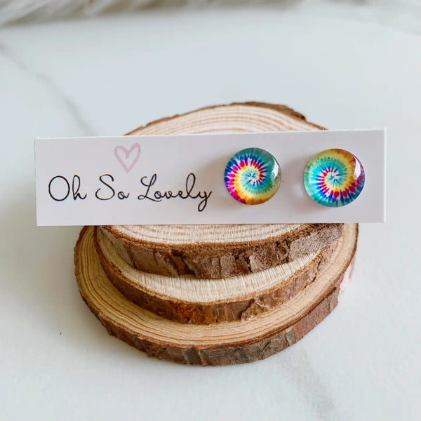 Stud Earrings -  Oh So Lovely