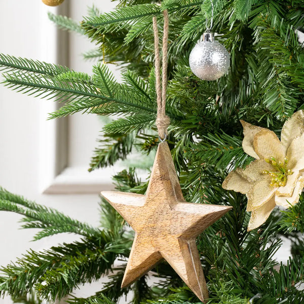 Wood Star Ornament