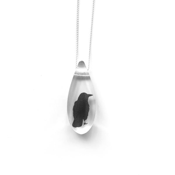 Bird Necklace - Black Drop Designs