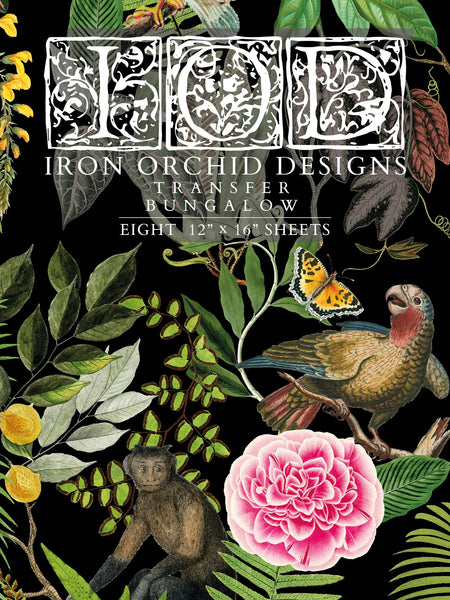 Bungalow IOD Deocr Transfer - Iron Orchid Designs