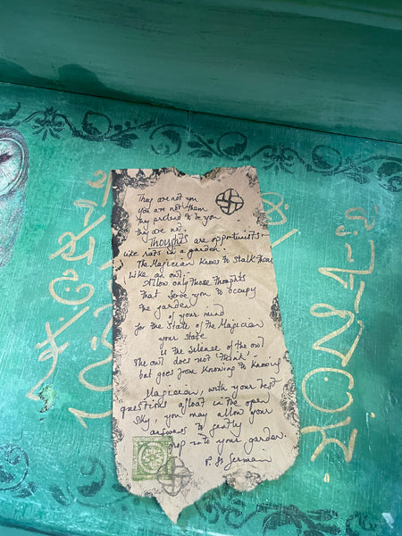 "The Magicians Best Apprentice" Childs Spell Desk - Painted by Tabitha St Germain