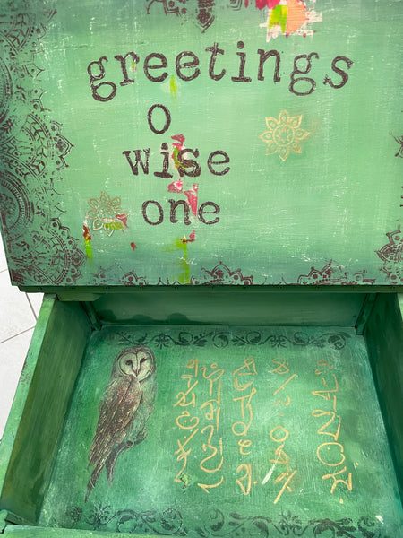 "The Magicians Best Apprentice" Childs Spell Desk - Painted by Tabitha St Germain