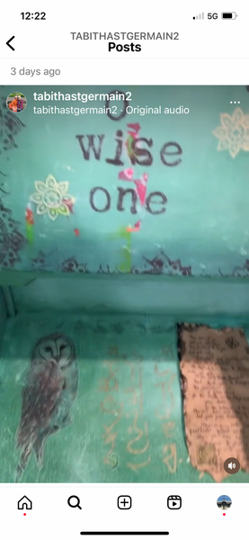 "The Magicians Best Apprentice" Childs Spell Desk - Painted by Tabitha St Germain