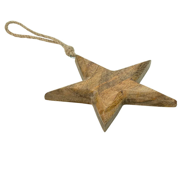 Wood Star Ornament