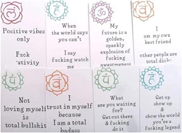 Sweary Affirmation Cards