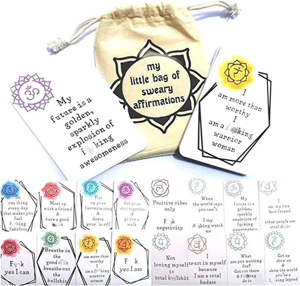 Sweary Affirmation Cards