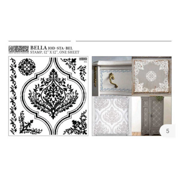 Bella Décor Stamp *RETIRED* - Iron Orchid Designs