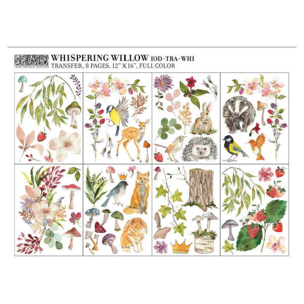 Whispering Willows Decor Transfer - Iron Orchid Designs