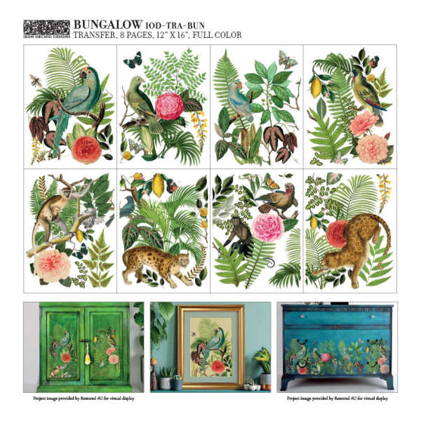 Bungalow IOD Deocr Transfer - Iron Orchid Designs