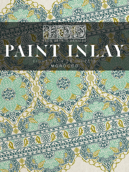 Morocco - Paint Inlay - Iron Orchid Designs