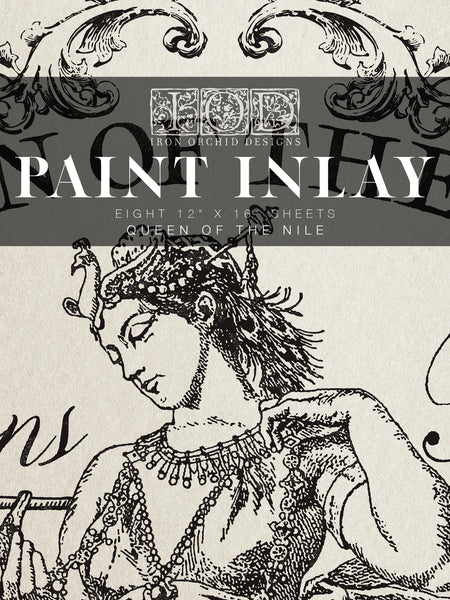 Queen of the Nile - Paint Inlay - Iron Orchid Designs
