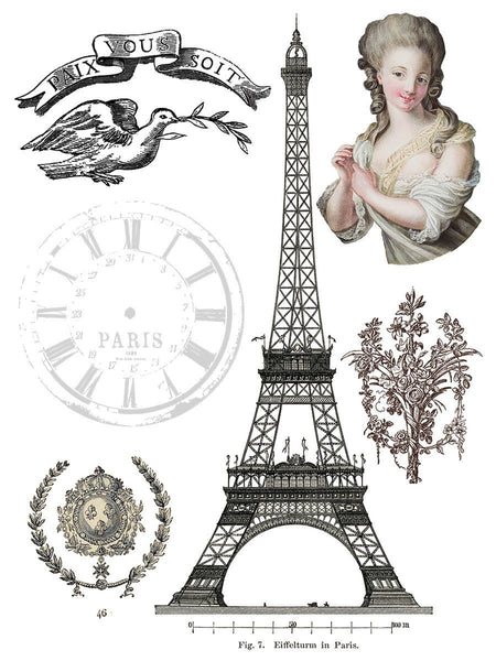 Brocante Decor Transfer - Iron Orchid Designs