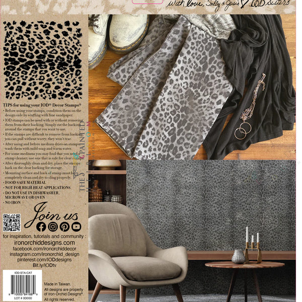 Catwalk Décor Stamp - Iron Orchid Designs