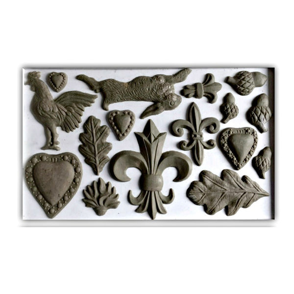 Fleur de lis Decor Mould - Iron Orchid Designs
