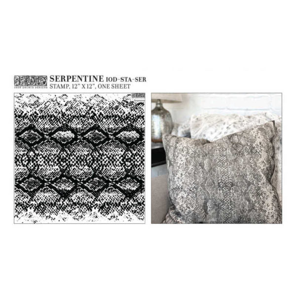 Serpentine Décor Stamp - Iron Orchid Designs