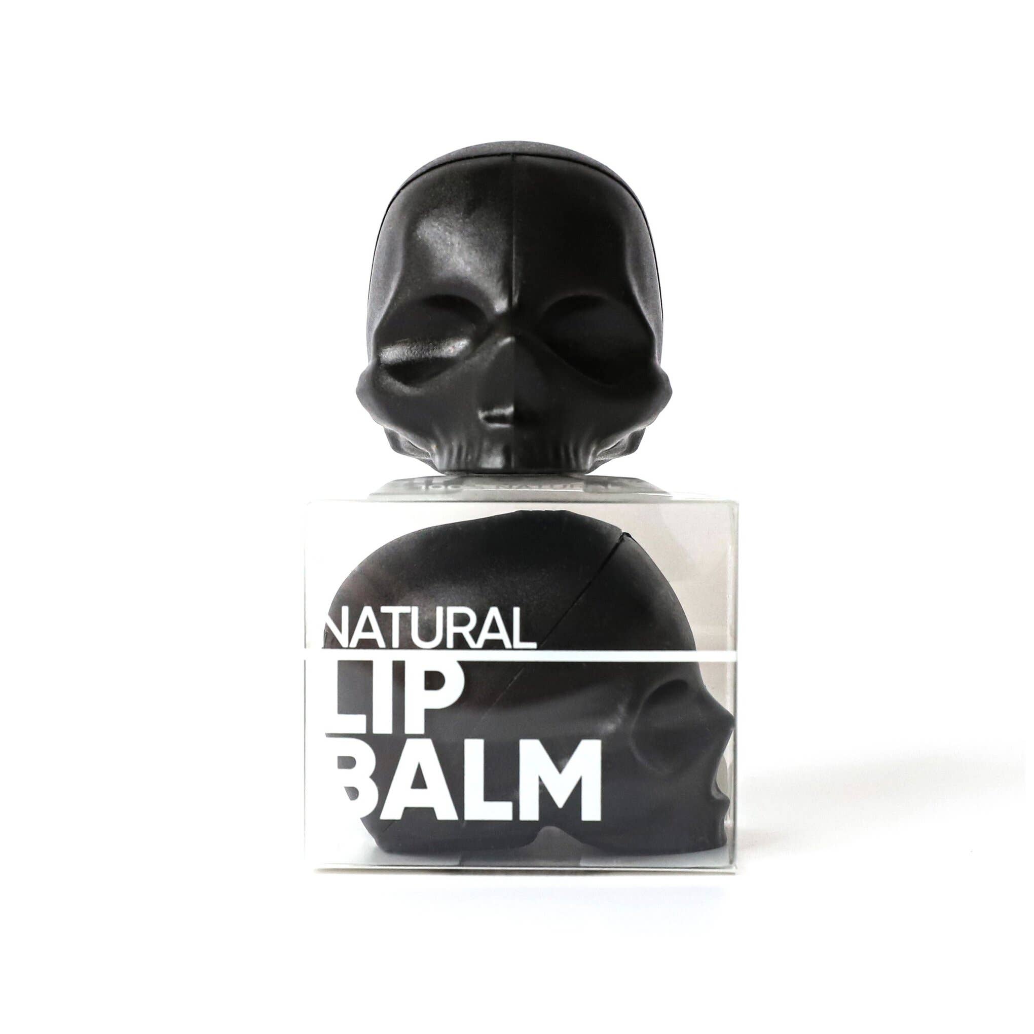 Skull Lip Balm 100% Natural: Black - Mint