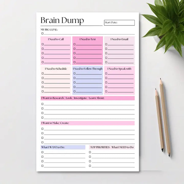 Brain Dump Notepad