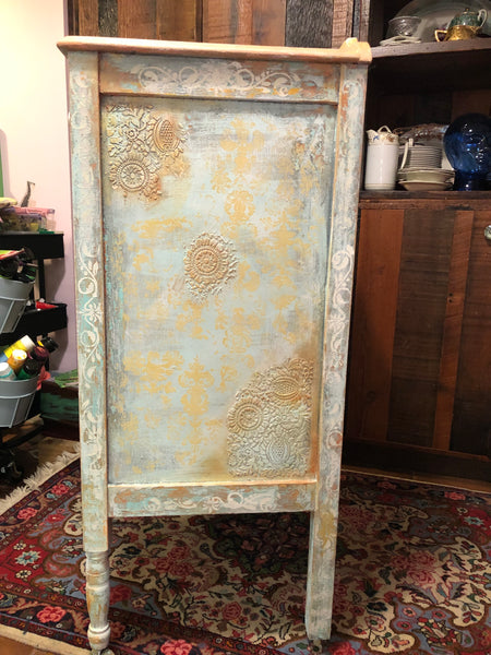 The King - Medium Dresser on Wheel - Painted by Tabitha St Germain