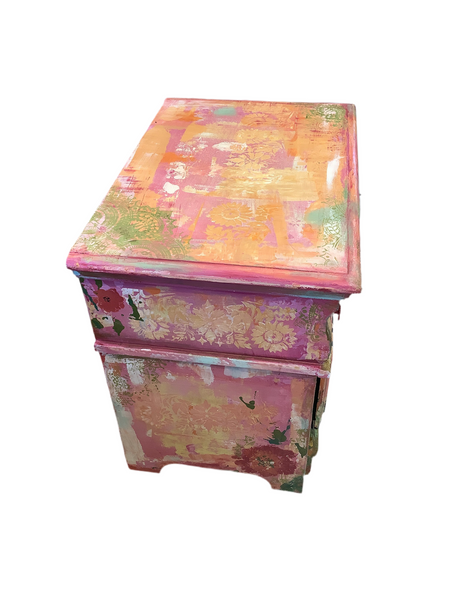Cat Side Table - Painted by Tabitha St Germain