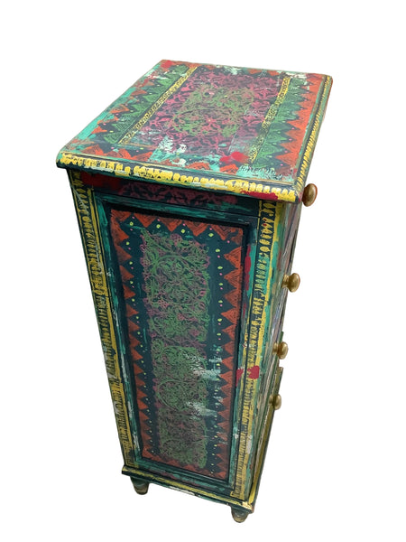 Patterned 4 Drawer Dresser - Painted by Tabitha St Germain