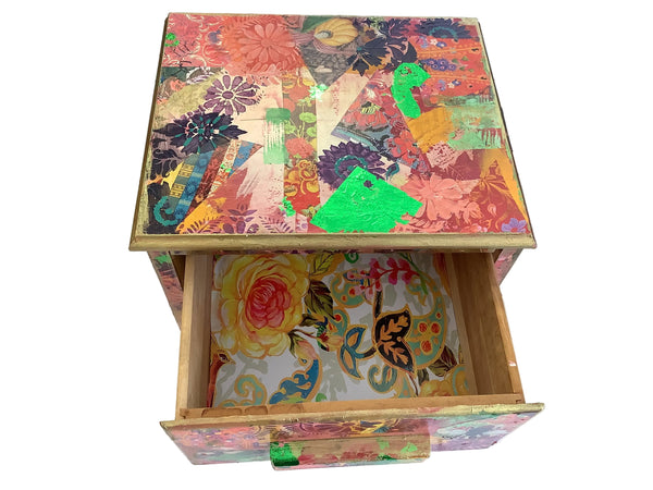 Bee Well  Side Table - Painted by Tabitha St Germain