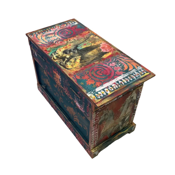 Elephant Music Box - Painted by Tabitha St Germain