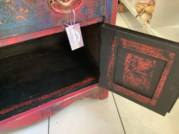 Dragon Side Table - Painted by Tabitha St Germain
