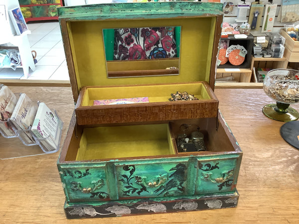Crow Jewlery Box - Painted by Tabitha St Germain