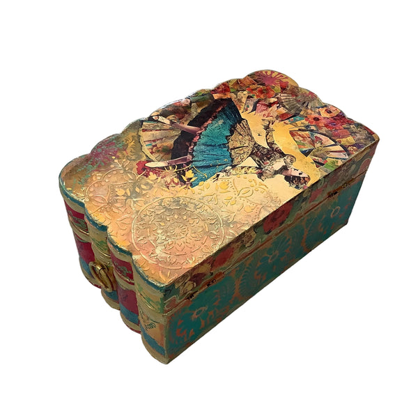 Dancing Girl Jewellery Box - Painted by Tabitha St Germain