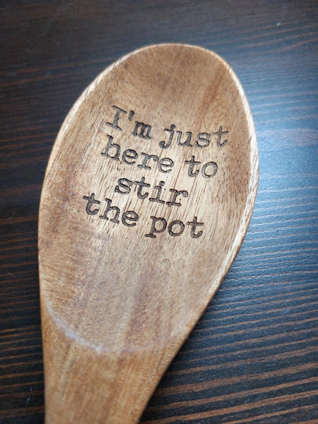Wood Spoon - Funny Gift for cooks