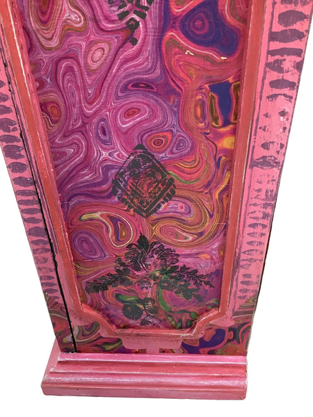 Small Pink Trinket Cabinet- Painted by Tabitha St Germain
