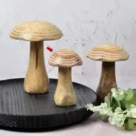 Alora Wooden Mushroom Large