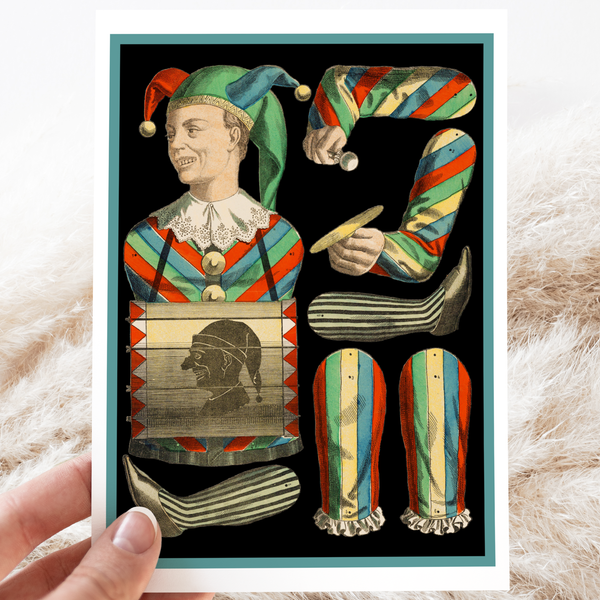 Greeting Card - Vintage Paper - Cheerful Whimsies
